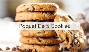 Paquet De 5 Cookies